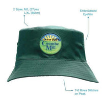 Custom Logo Breathable Poly Twill Bucket Hat