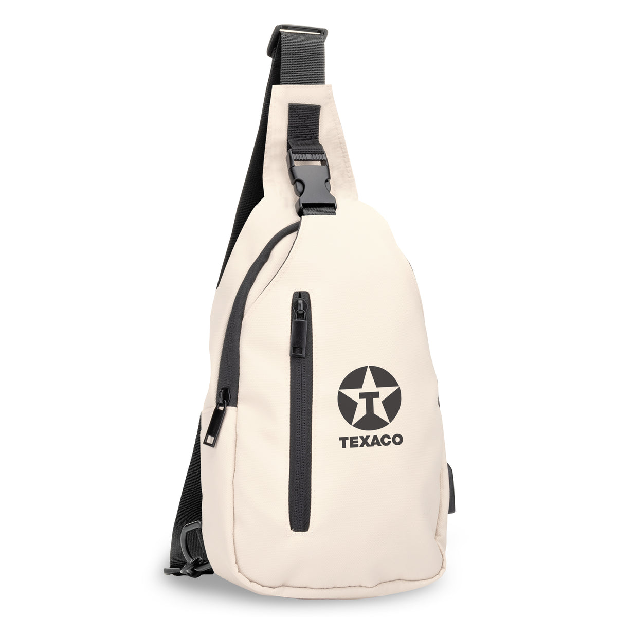 Custom Logo Brimley Sling Bag with USB Charge Port