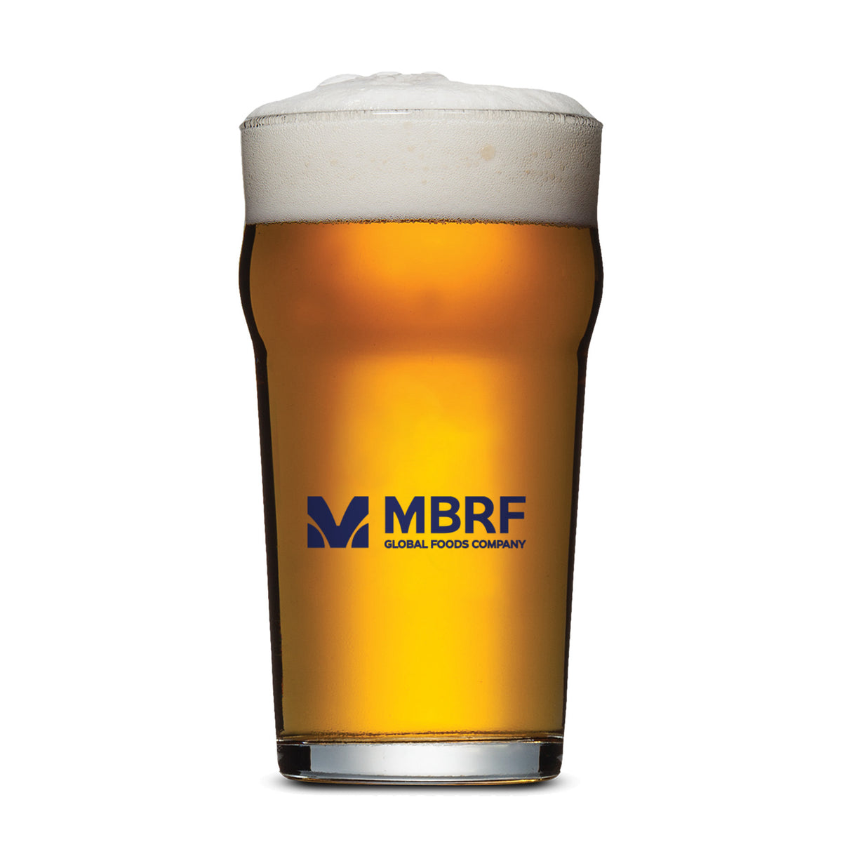Custom Logo Burckhardt Beer Glass - Imprinted