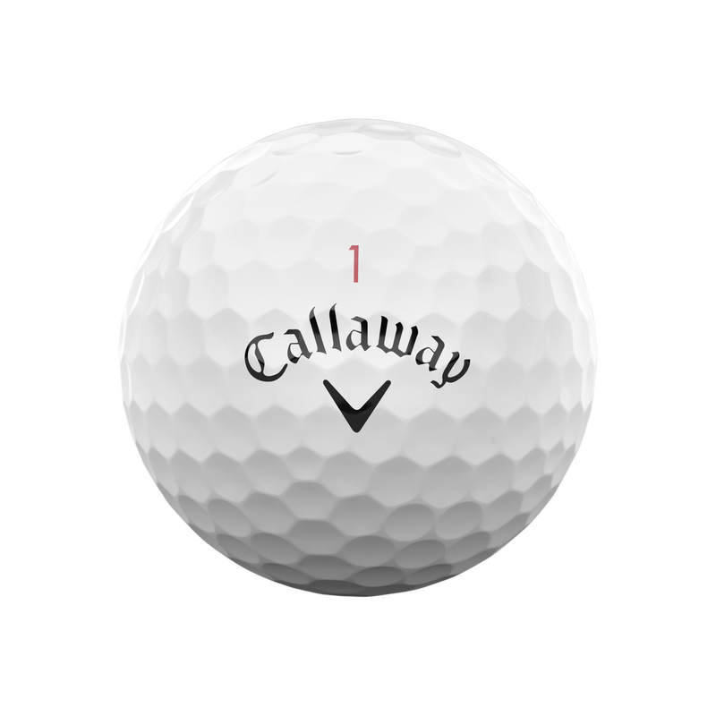 Custom Logo Callaway Chrome Soft 24 Golf Balls - White