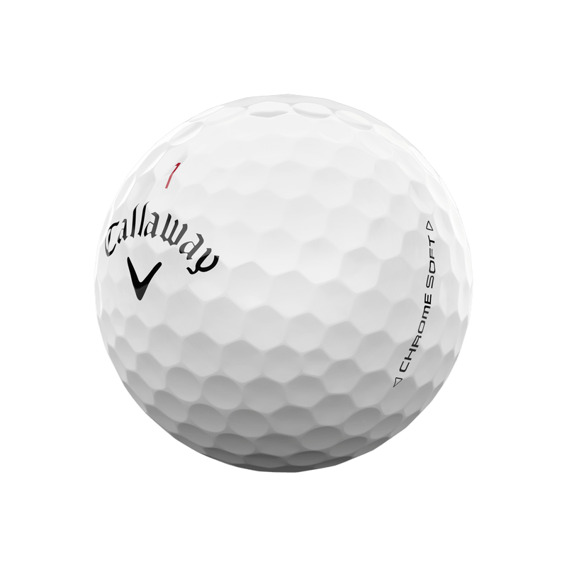 Custom Logo Callaway Chrome Soft 24 Golf Balls - White