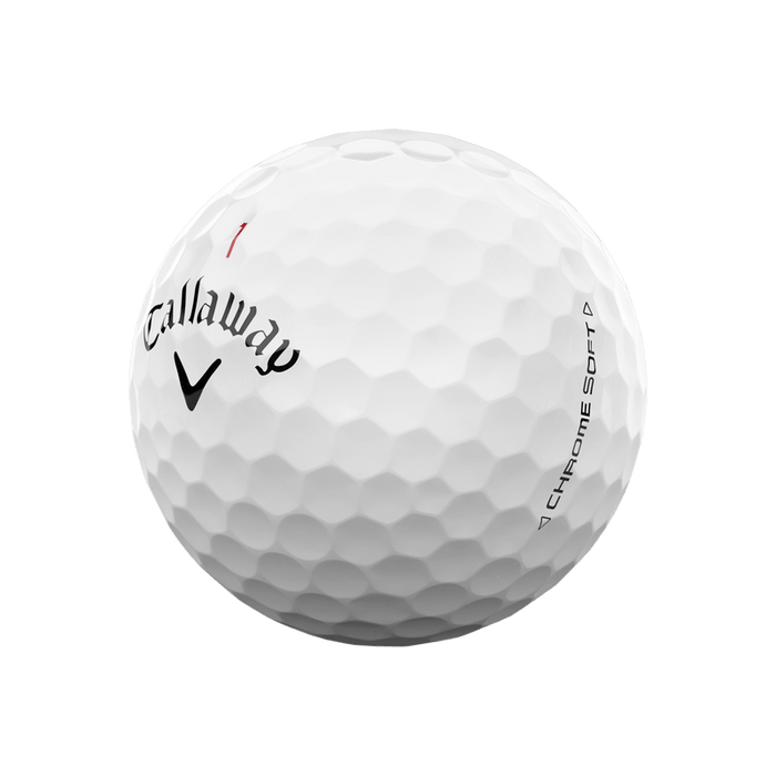 Custom Logo Callaway Chrome Soft 24 Golf Balls - White