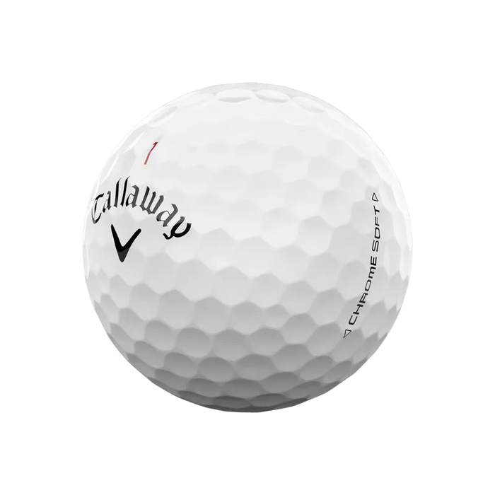 Custom Logo Callaway Chrome Soft 24 Golf Balls - White