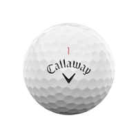 Custom Logo Callaway Chrome Soft 24 Golf Balls - White