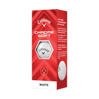 Custom Logo Callaway Chrome Soft 24 Golf Balls - White