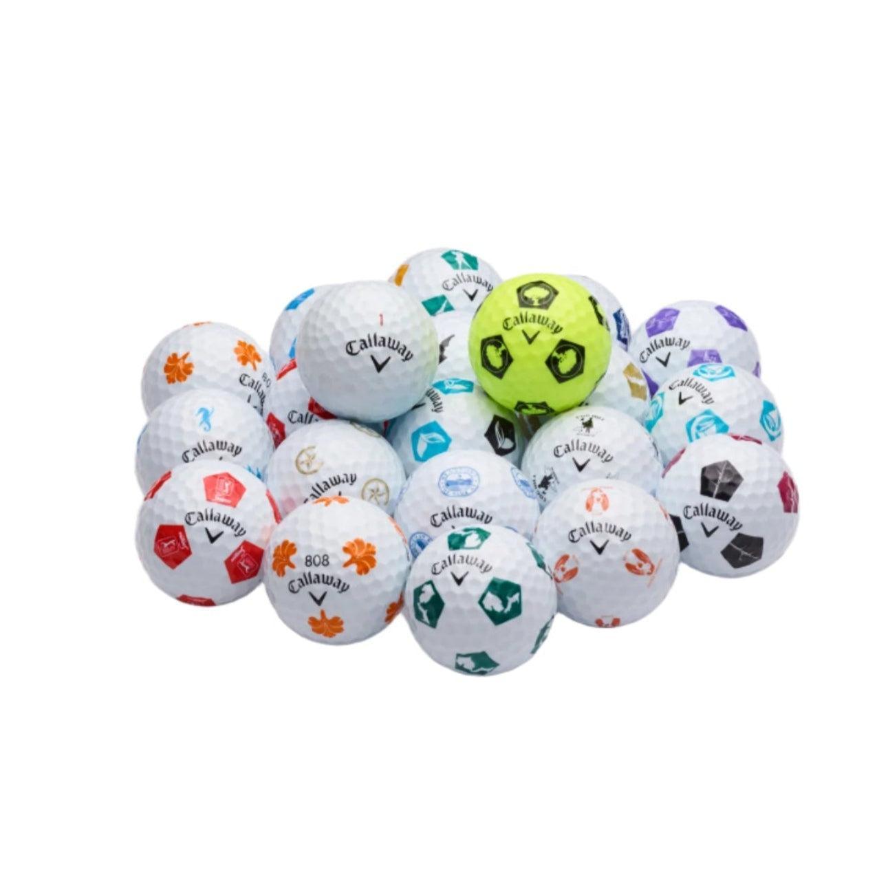 Custom Logo Callaway Chrome Soft TruTrack Golf Balls - Canadian