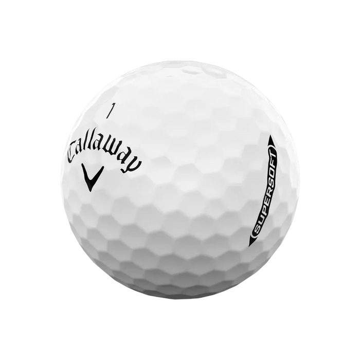 Custom Logo Callaway SuperSoft Golf Balls - White