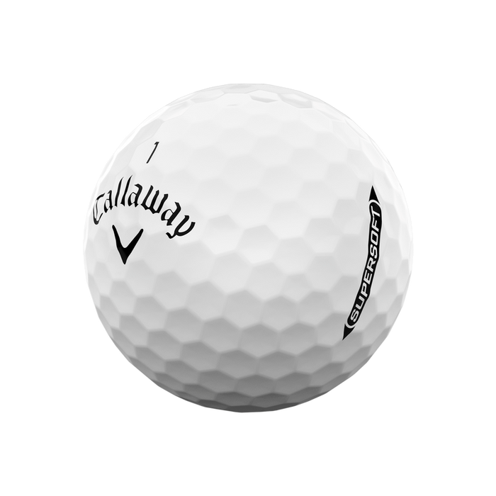 Custom Logo Callaway SuperSoft Golf Balls - White