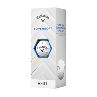 Custom Logo Callaway SuperSoft Golf Balls - White