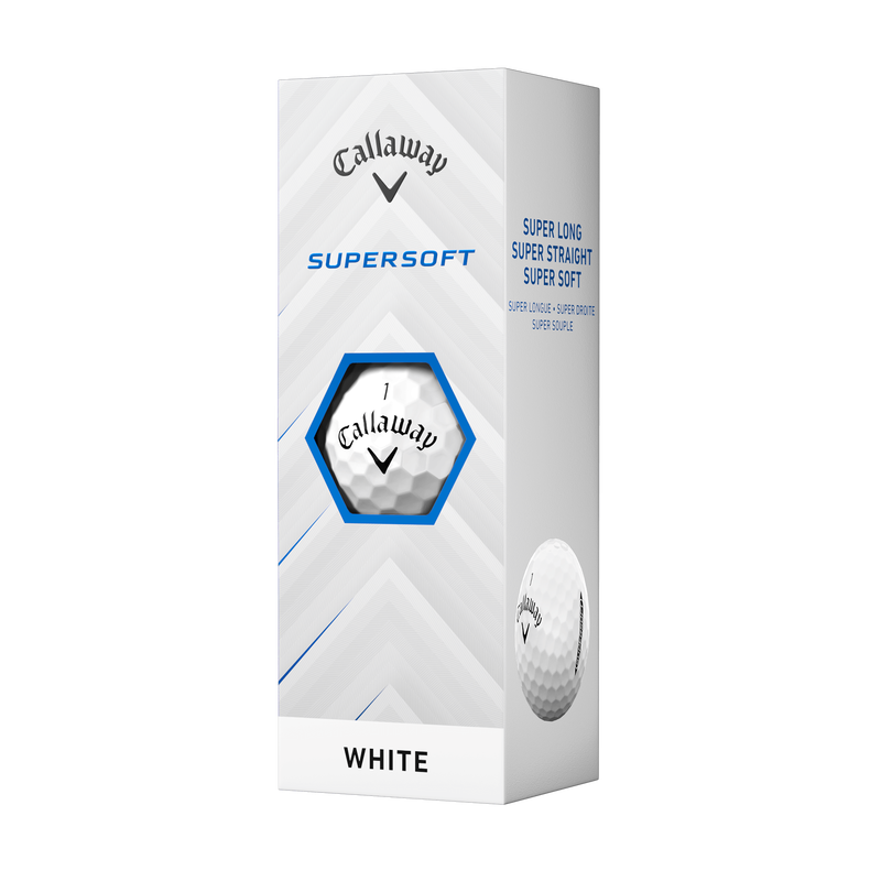 Custom Logo Callaway SuperSoft Golf Balls - White