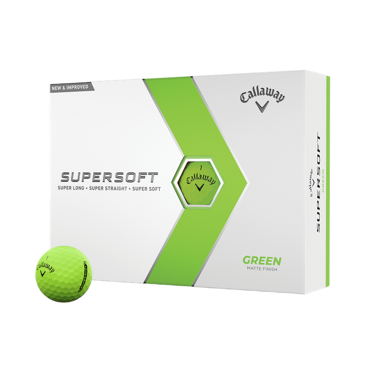 Custom Logo Callaway Supersoft 23 Golf Balls - Green, Callaway, Canada