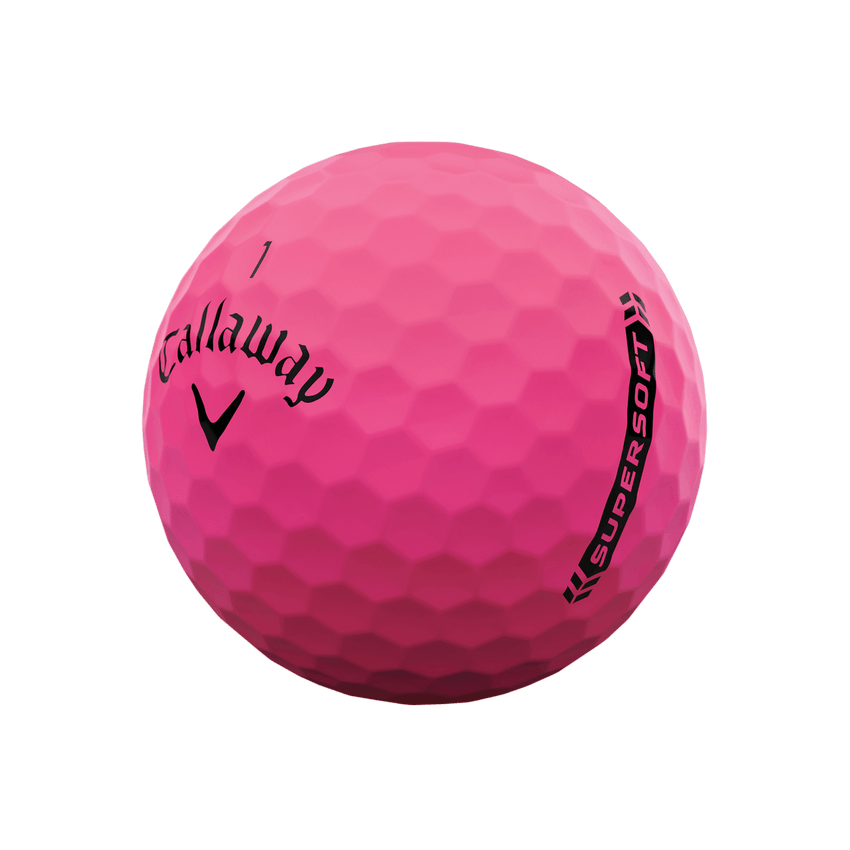 Custom Logo Callaway Supersoft 23 Golf Balls - Pink