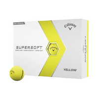 Custom Logo Callaway Supersoft 23 Golf Balls - Yellow