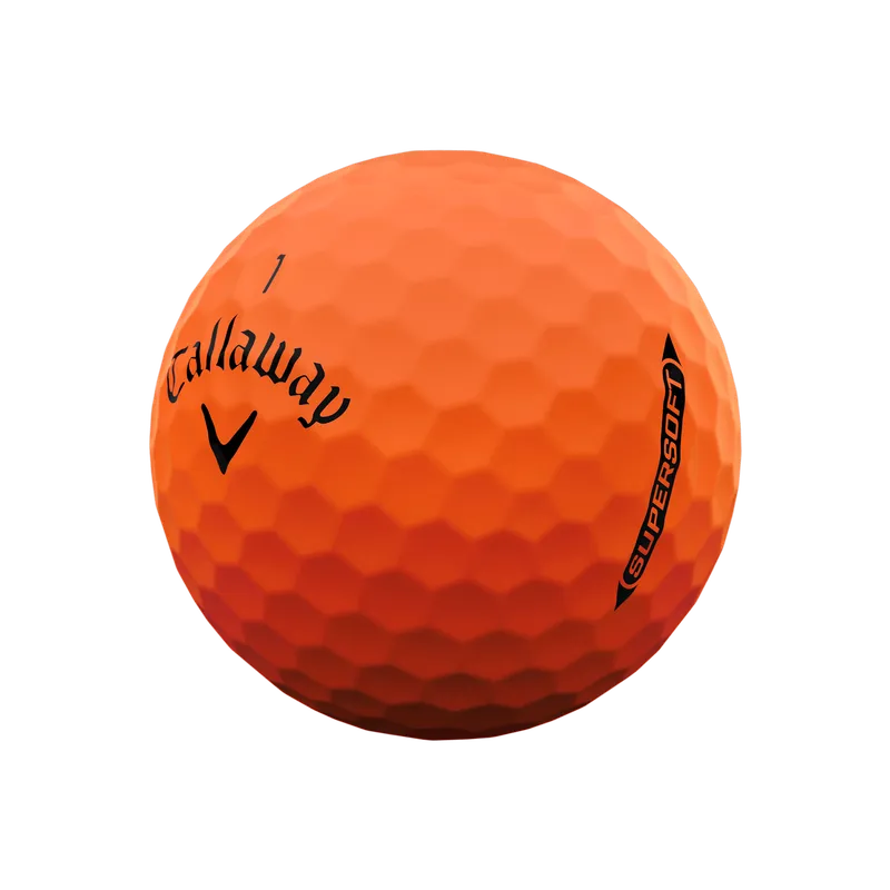 Callaway Supersoft Golf Balls - Matte Orange - 2-Pack
