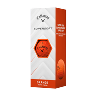 Callaway Supersoft Golf Balls - Matte Orange - 2-Pack