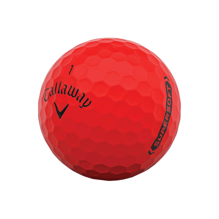 Custom Logo Callaway Supersoft 23 Golf Balls - Red