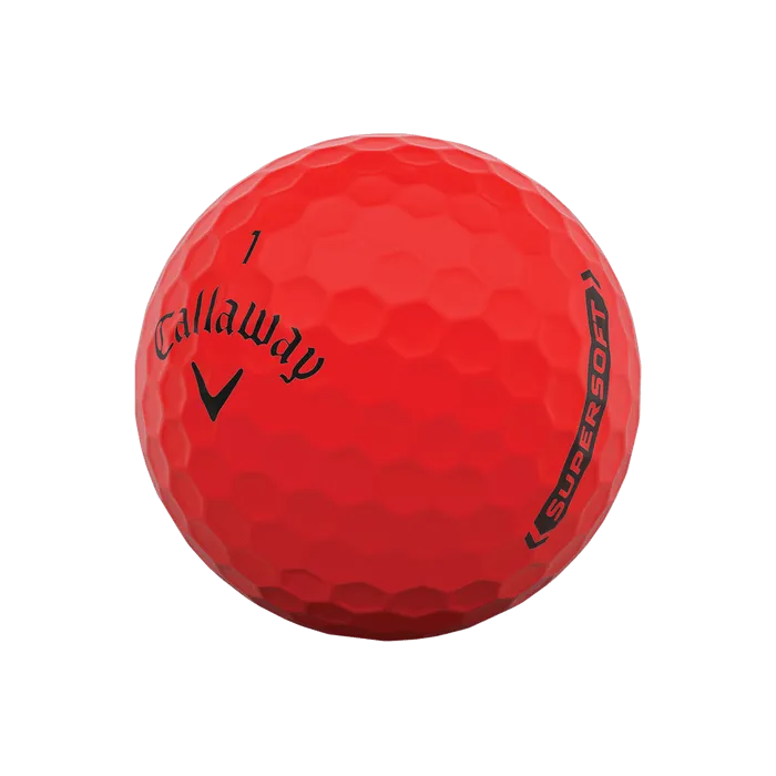 Custom Logo Callaway Supersoft 23 Golf Balls - Red