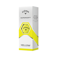 Custom Logo Callaway Supersoft 23 Golf Balls - Yellow