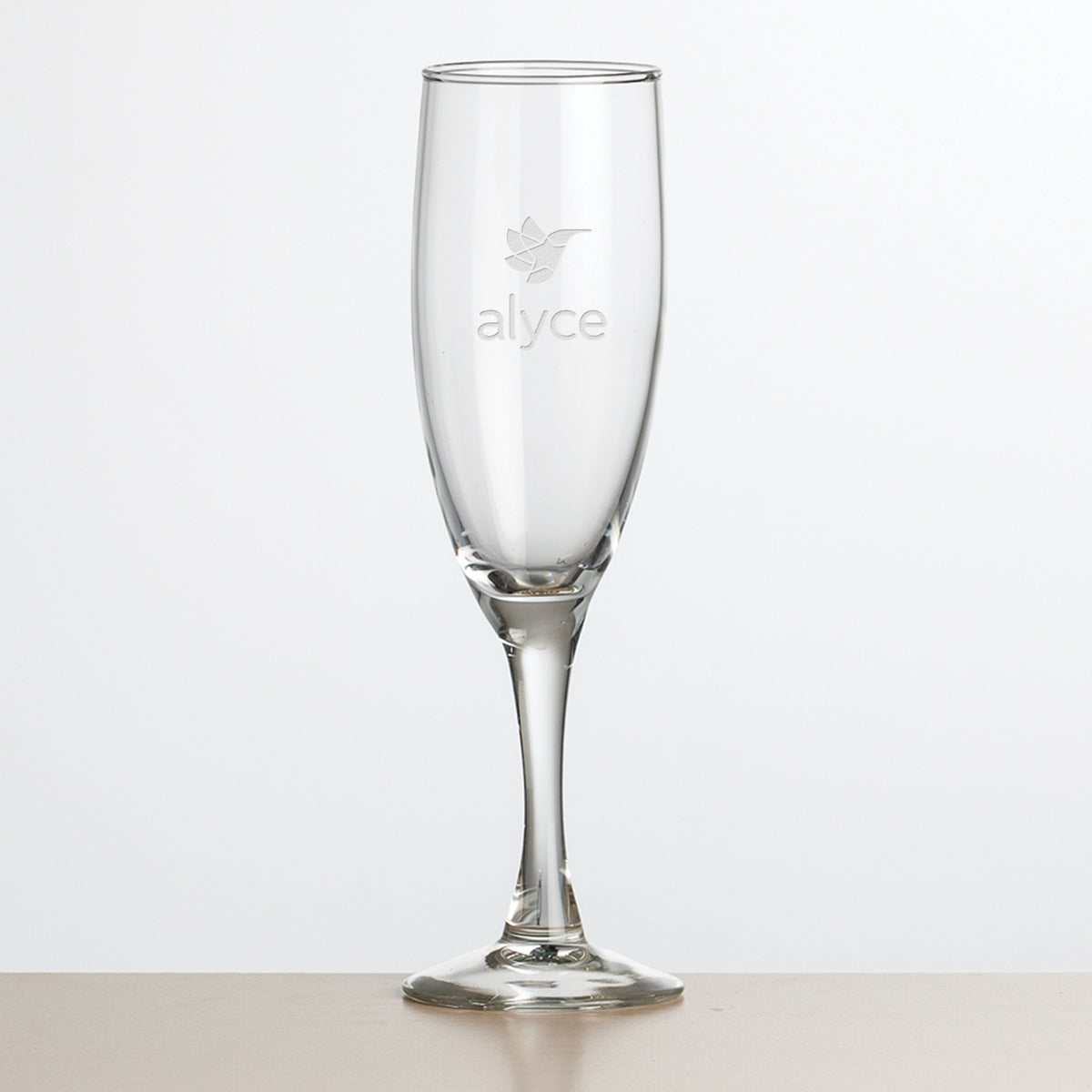 Custom Logo Carberry Flute - Deep Etch