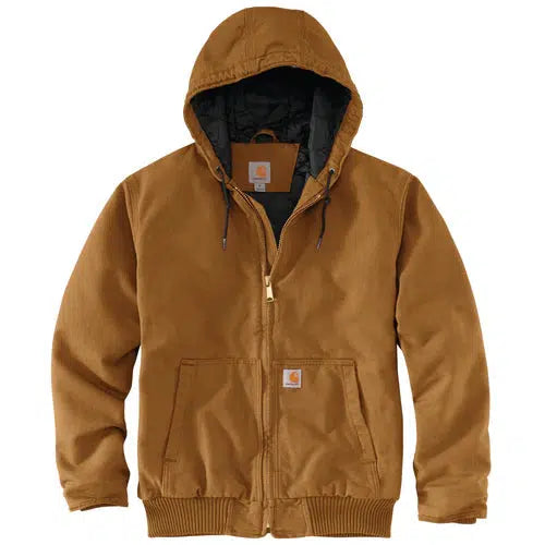 Custom Logo Carhartt Loose Fit Washed Duck Quilt Lined Active Jacket