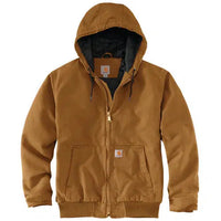 Custom Logo Carhartt Loose Fit Washed Duck Quilt Lined Active Jacket