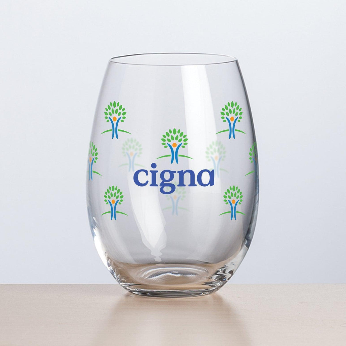 Custom Logo Carlita Stemless Wine - VividPrint™