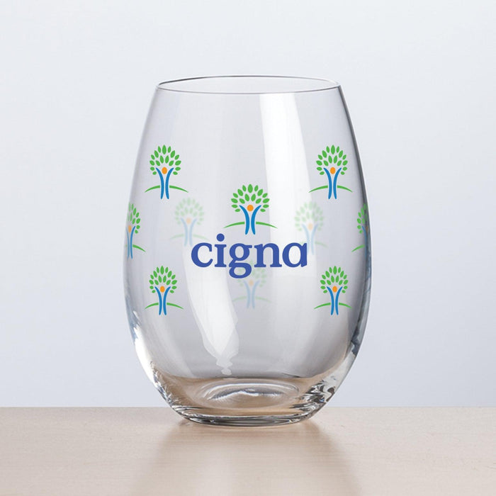 Custom Logo Carlita Stemless Wine - VividPrint™