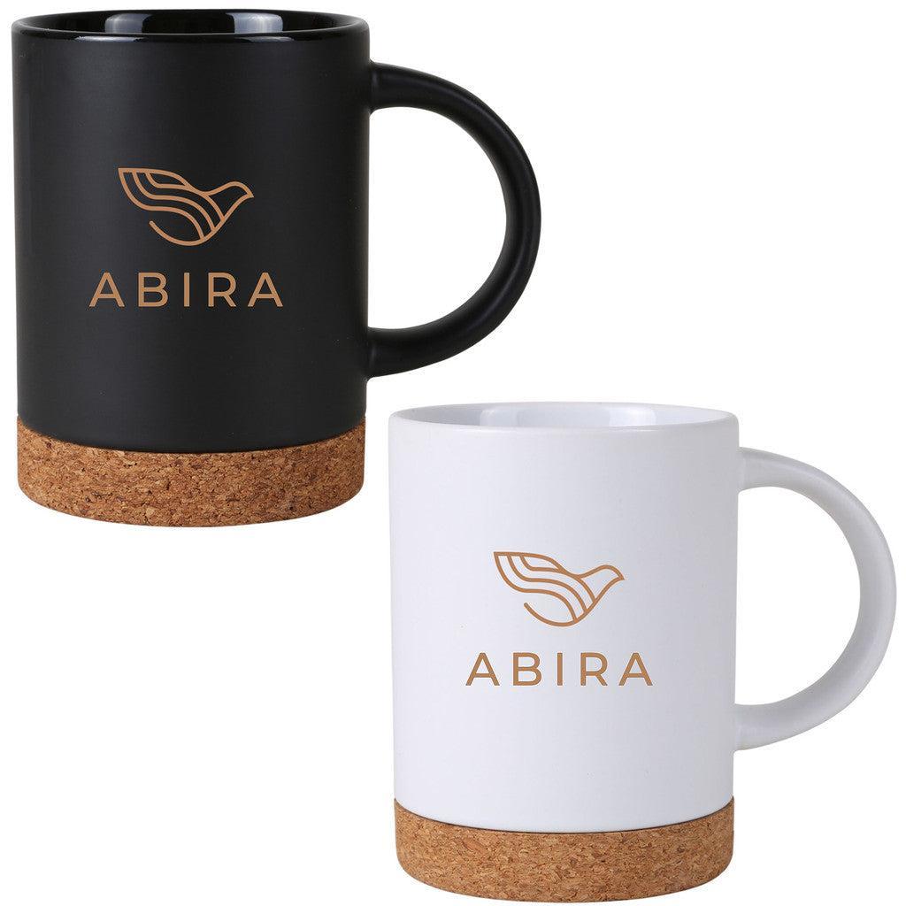 Custom Logo Caspian Ceramic Cork Mug 400 Ml.