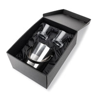 Custom Logo Catania Ice Bucket & Fairway On-the-Rocks Set