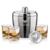 Custom Logo Catania Ice Bucket & Fairway On-the-Rocks Set