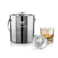 Custom Logo Catania Ice Bucket & Fairway On-the-Rocks Set