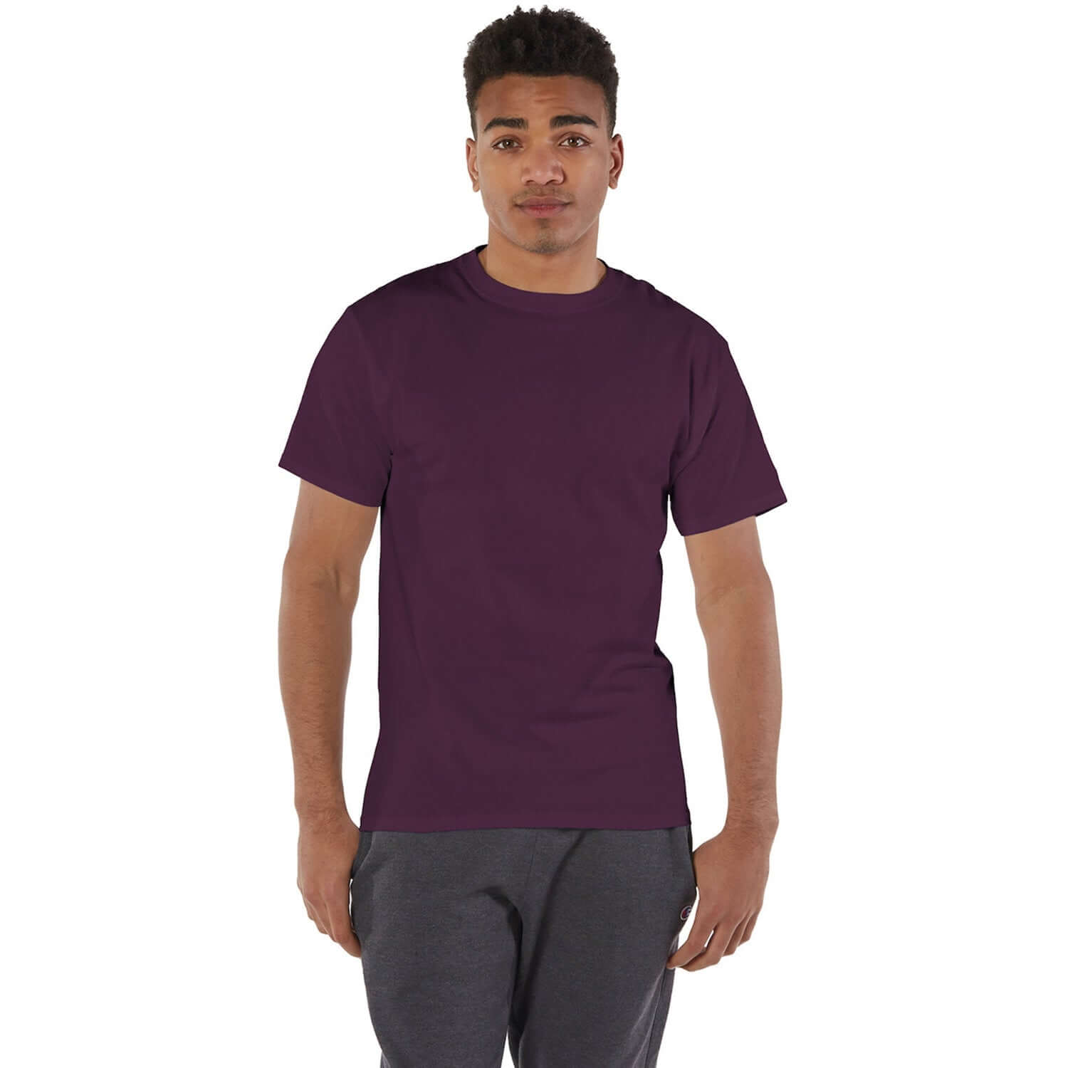 Purple champion best sale shirt mens