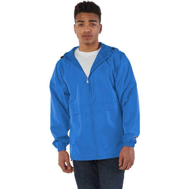 Custom Logo Champion Adult Full-Zip Anorak Jacket - Mens