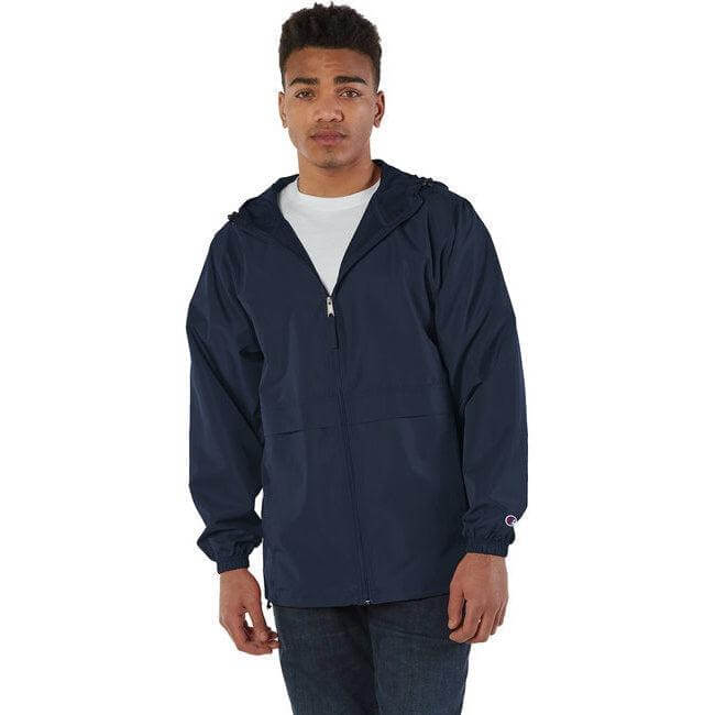 Custom Logo Champion Adult Full-Zip Anorak Jacket - Mens