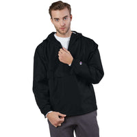 Custom Logo Champion Adult Packable Anorak 1/4 Zip Jacket - Mens