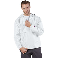 Custom Logo Champion Adult Packable Anorak 1/4 Zip Jacket - Mens