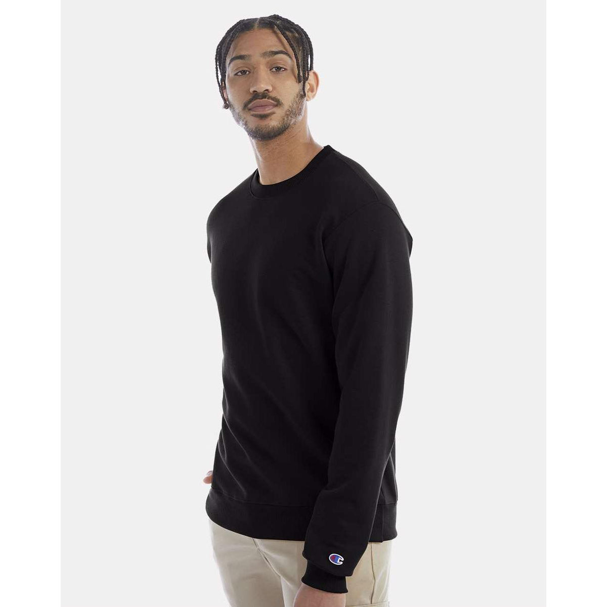 Custom Logo Champion Powerblend Crewneck Sweatshirt