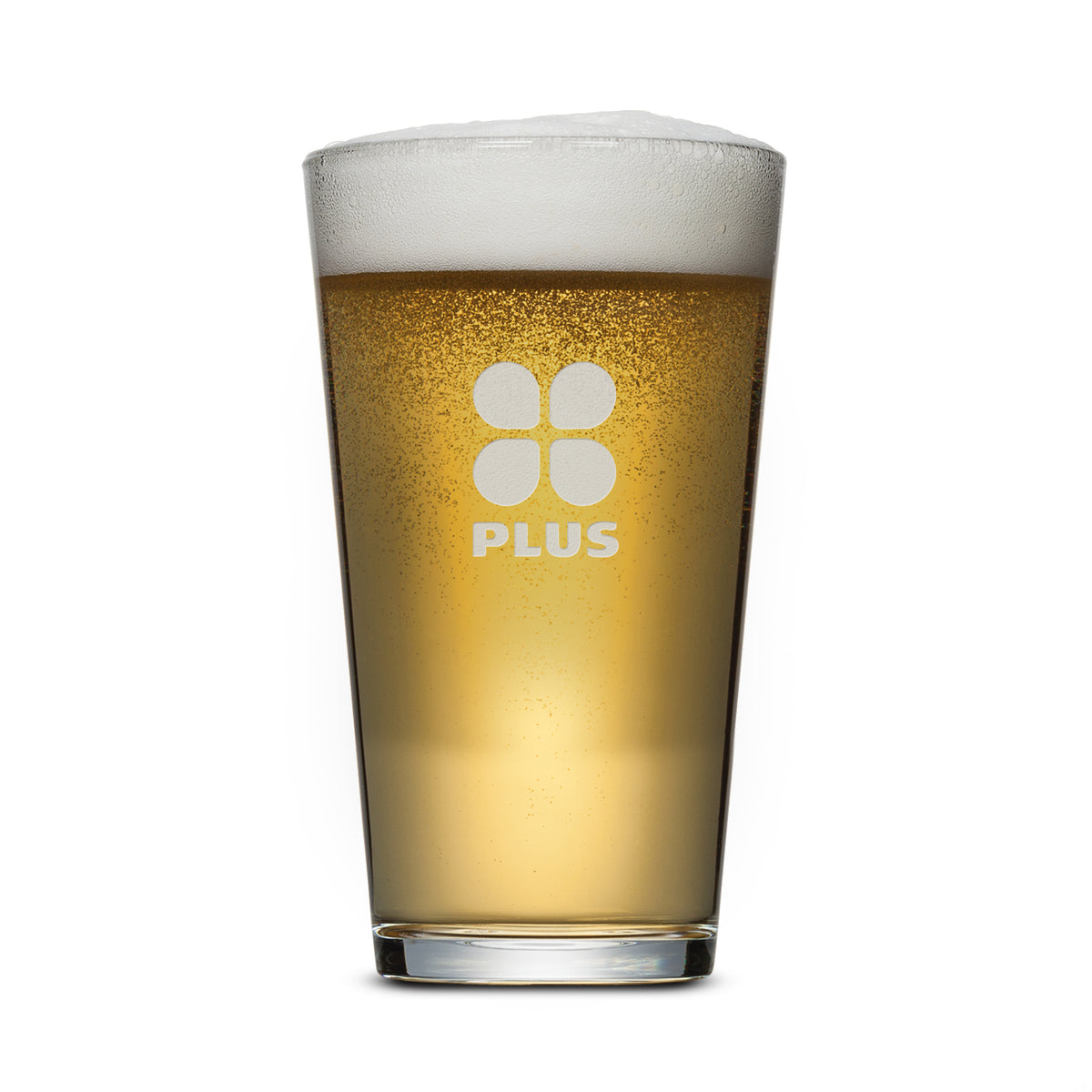 Custom Logo Chelsea Pub Glass - Deep Etch