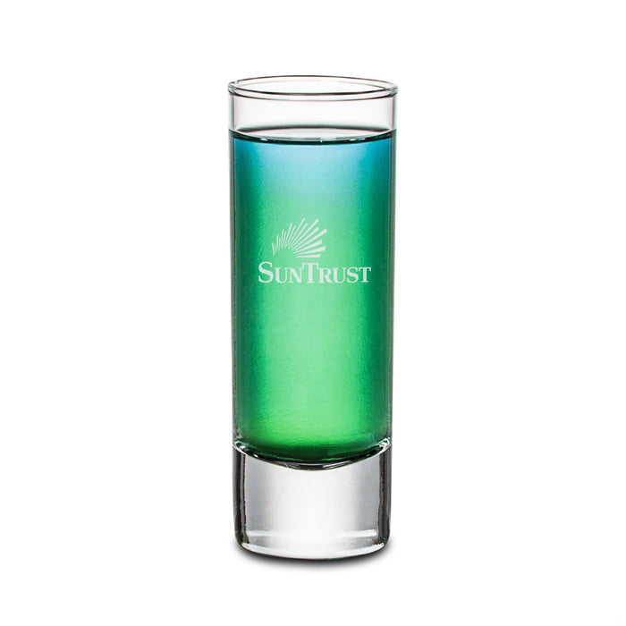 Custom Logo Chelsea Shot Glass - Deep Etch