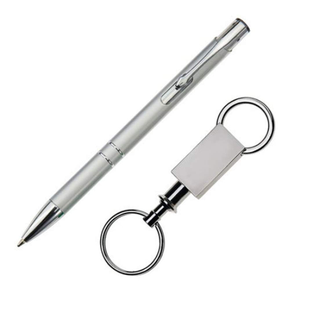 Custom Logo Clicker Pen/Keyring Gift Set