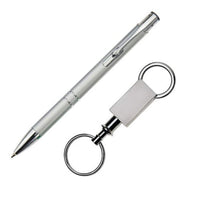 Custom Logo Clicker Pen/Keyring Gift Set