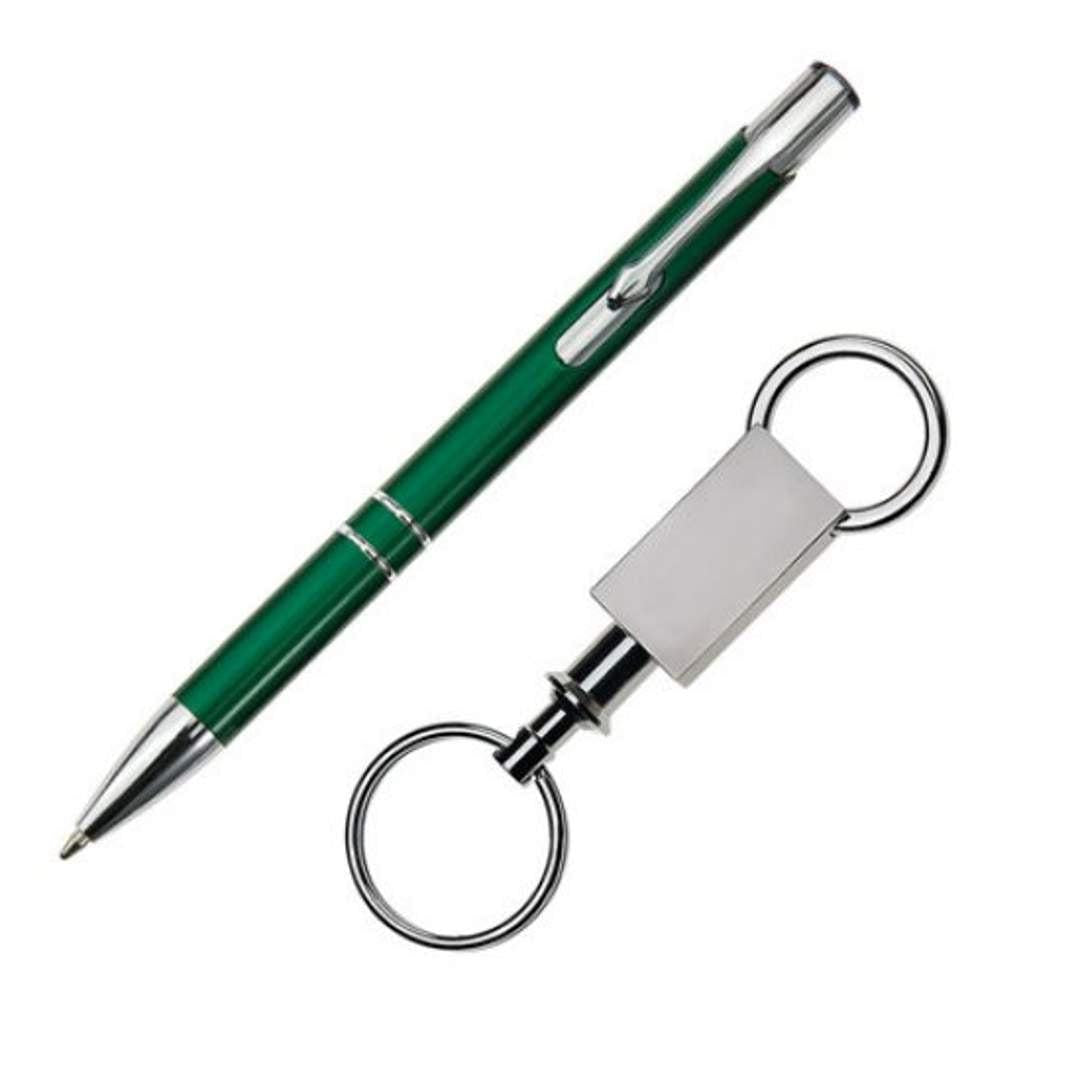 Custom Logo Clicker Pen/Keyring Gift Set