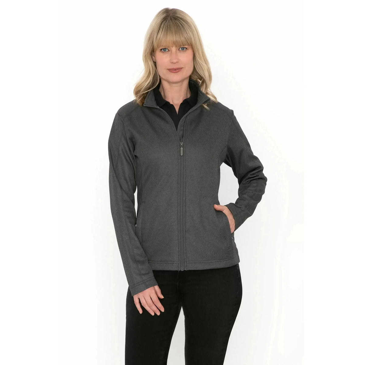 Custom Logo Coal Harbour Essential Full Zip Ladies' Fleece Jacket
