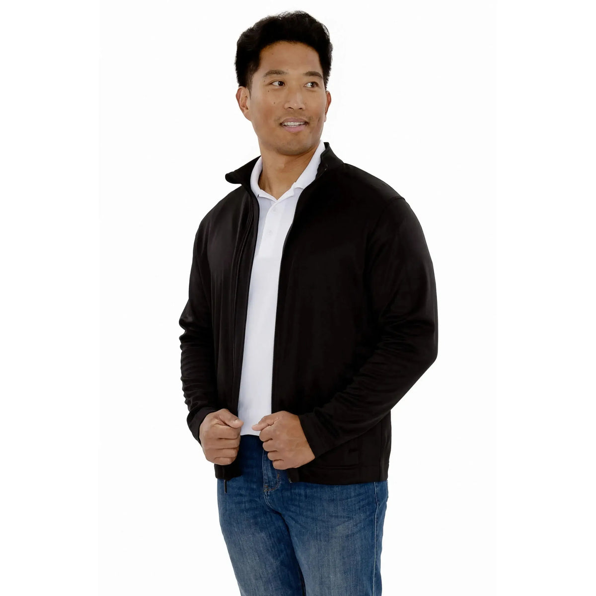 Custom Logo Coal Harbour Essential Full Zip Men's Fleece Jacket