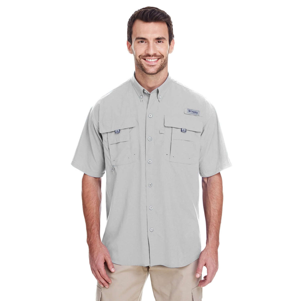 Custom Logo Columbia Bahama™ II Short-Sleeve Shirt - Mens