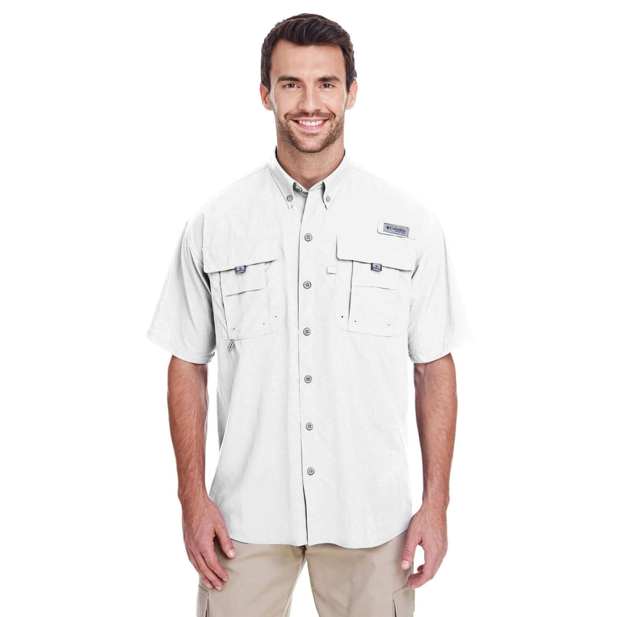 Custom Logo Columbia Bahama™ II Short-Sleeve Shirt - Mens