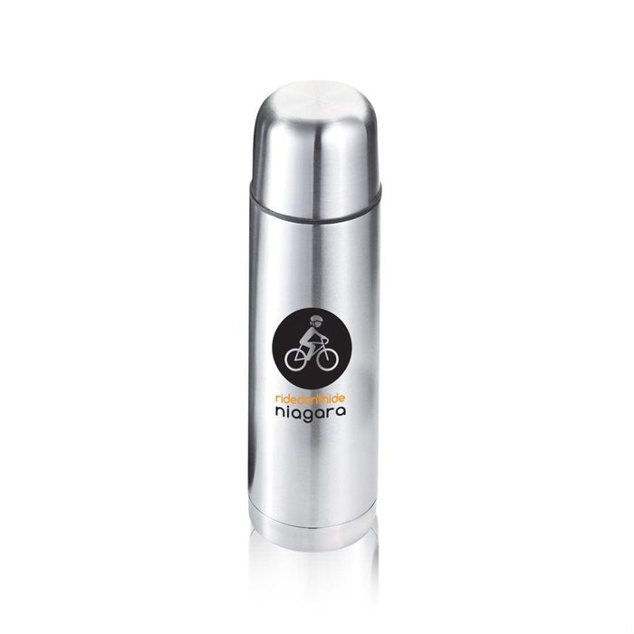 Custom Logo Companion Flask with Case - 16oz