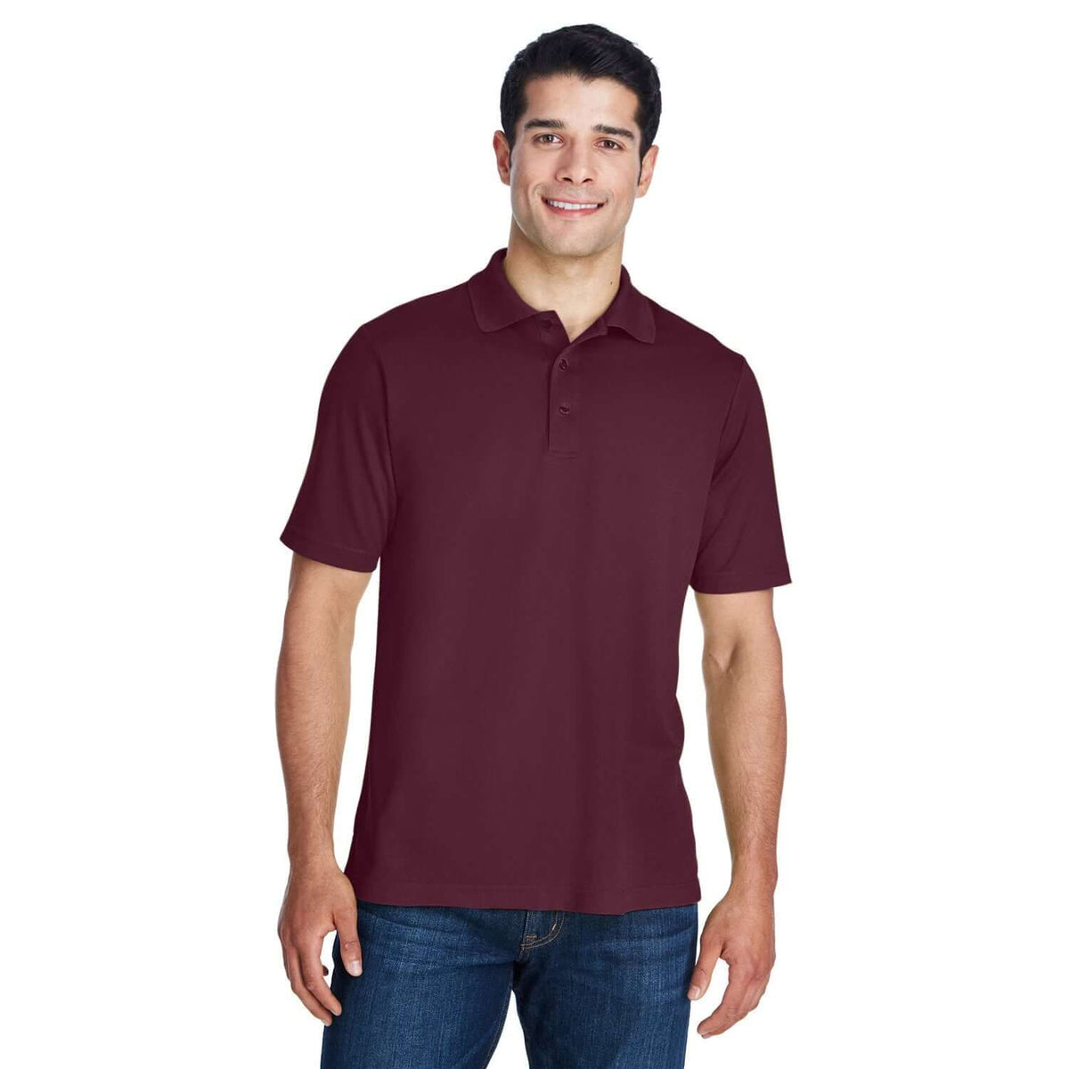 Custom Logo Core 365 Men's Origin Performance Piqué Polo - Mens