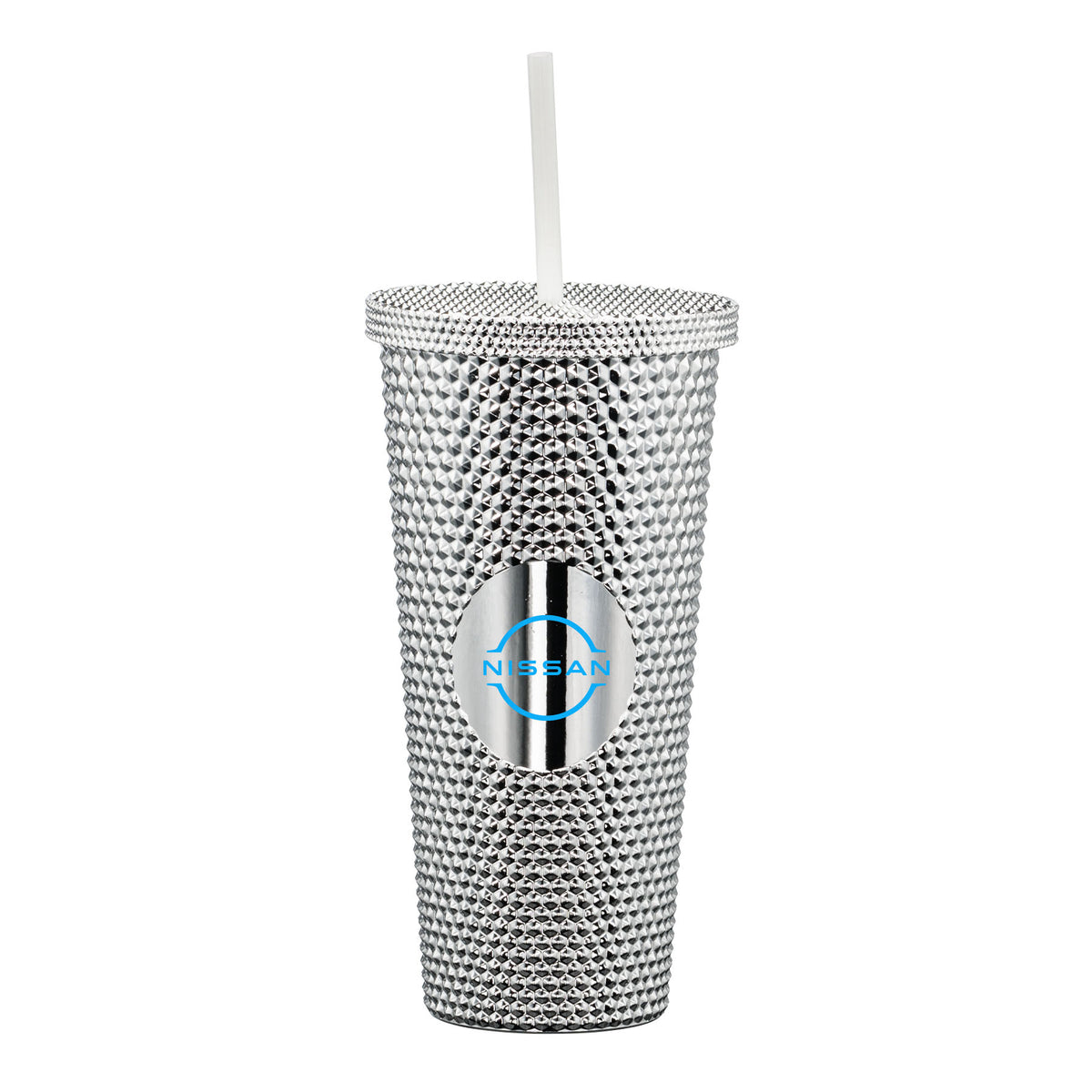 Custom Logo Crenshaw Textured Tumbler w/ Straw - 21oz