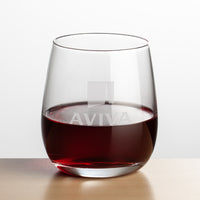Custom Logo Crestview Stemless Wine - Deep Etch